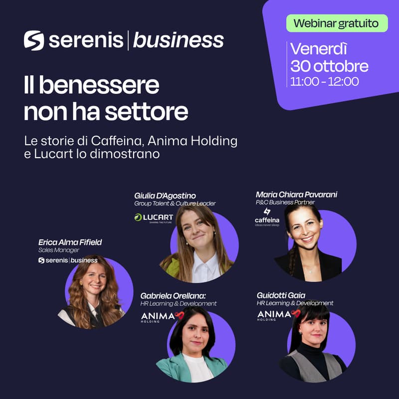 Cover Image for Il benessere non ha settore: le storie di Caffeina, Anima Holding e Lucart lo dimostrano