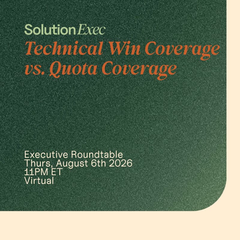 Cover Image for Technical Win Coverage vs. Quota Coverage: The Metric SE Leaders Should Actually Run On