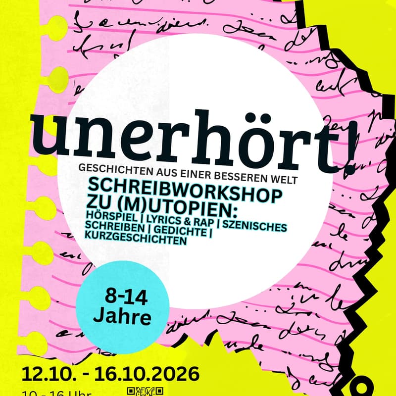 Cover Image for Ferienprojekt "Unerhört" Schreibwerkstatt