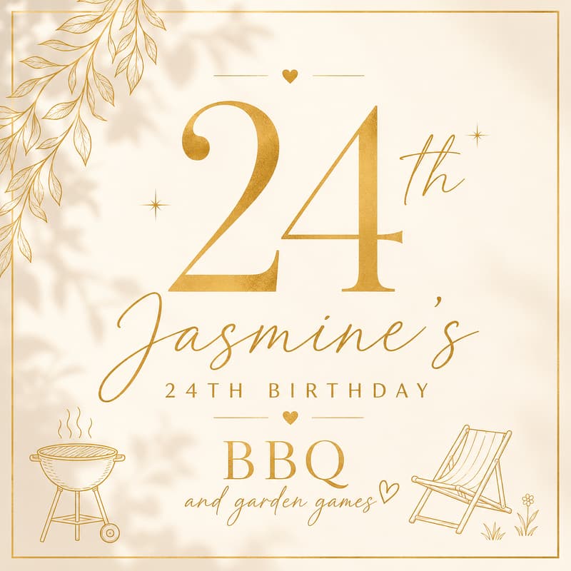 Cover Image for Jasmine’s 24th Birthday