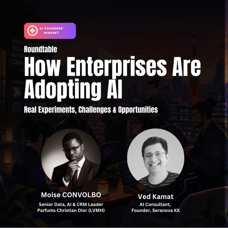 Cover Image for How Enterprises Are Adopting AI - Roundtable #004