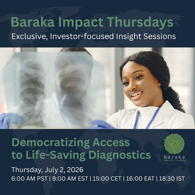 Cover Image for Baraka Impact Thursdays: Democratizing Access to Lifesaving Diagnostics