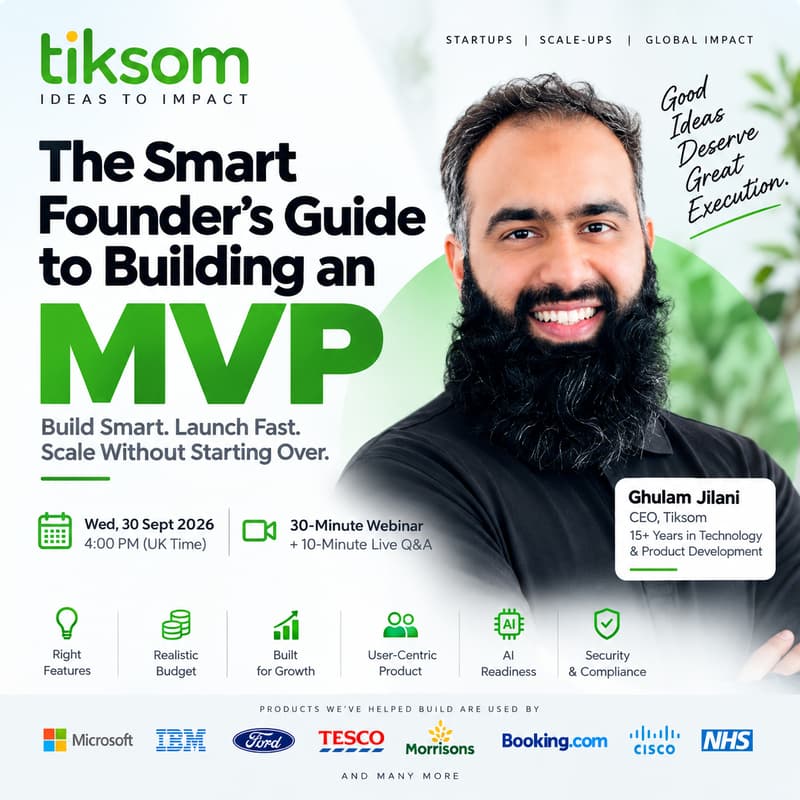 Cover Image for Webinar: The Smart Founder's Guide to Building an MVP