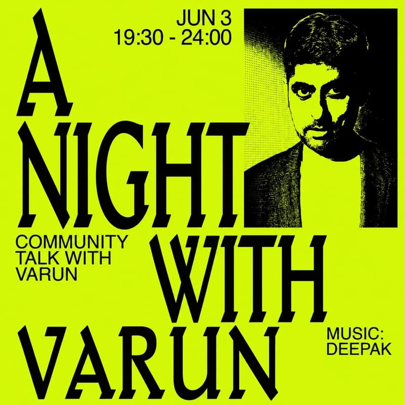 Cover Image for A Night with Varun Grover: Satire & Collective Echoes - ft Deepak @vision2vibes