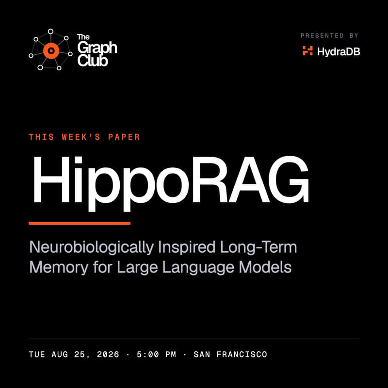 Cover Image for The Graph Club: HippoRAG, Rethinking Long-Term Memory for LLMs