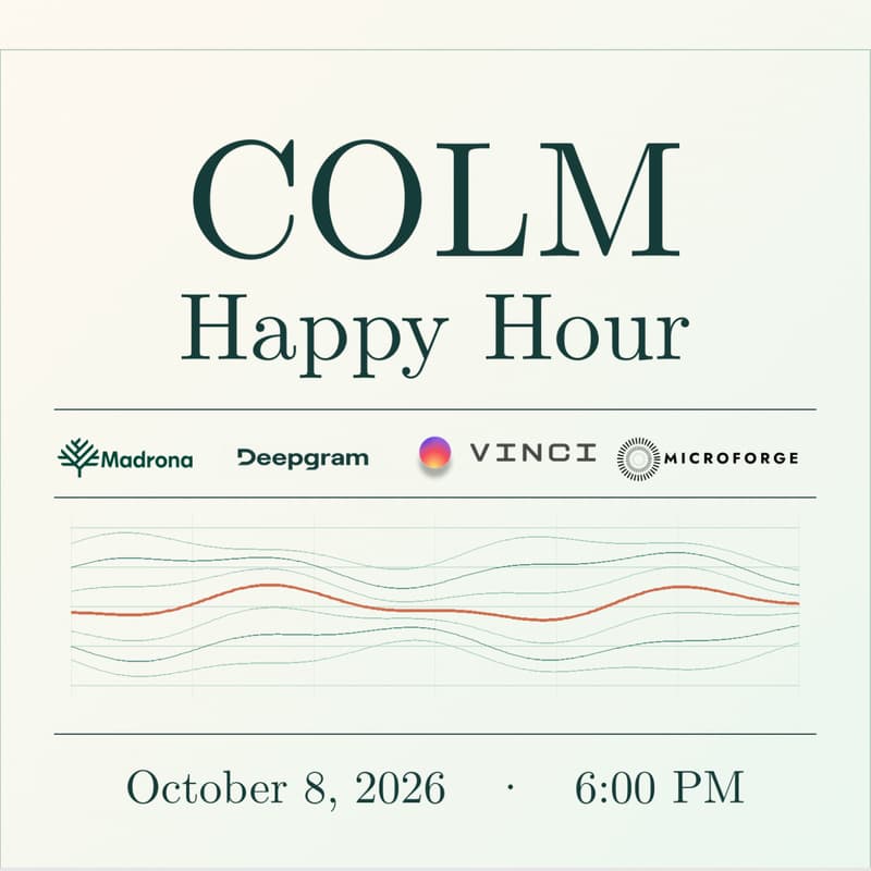 Cover Image for CoLM AI Research Happy Hour