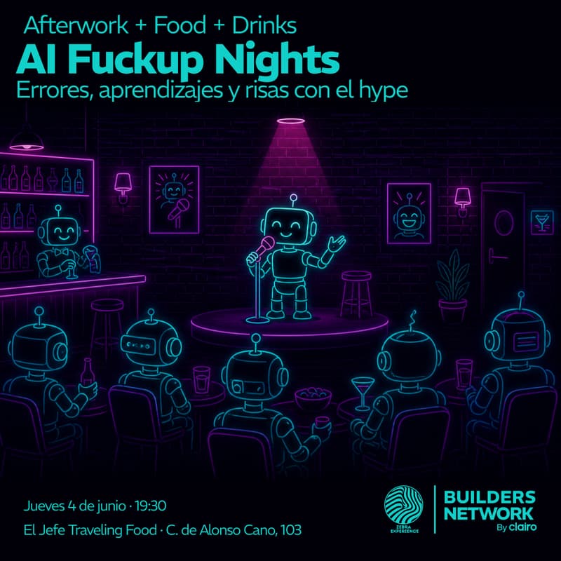 Foto de portada de AI Fuckup Nights: Errores, aprendizajes y risas con el hype