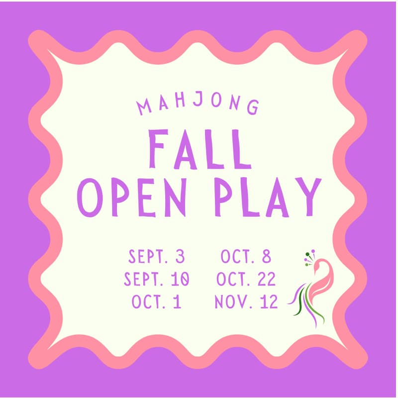 Cover Image for Oct. 8 - Mahjong Night