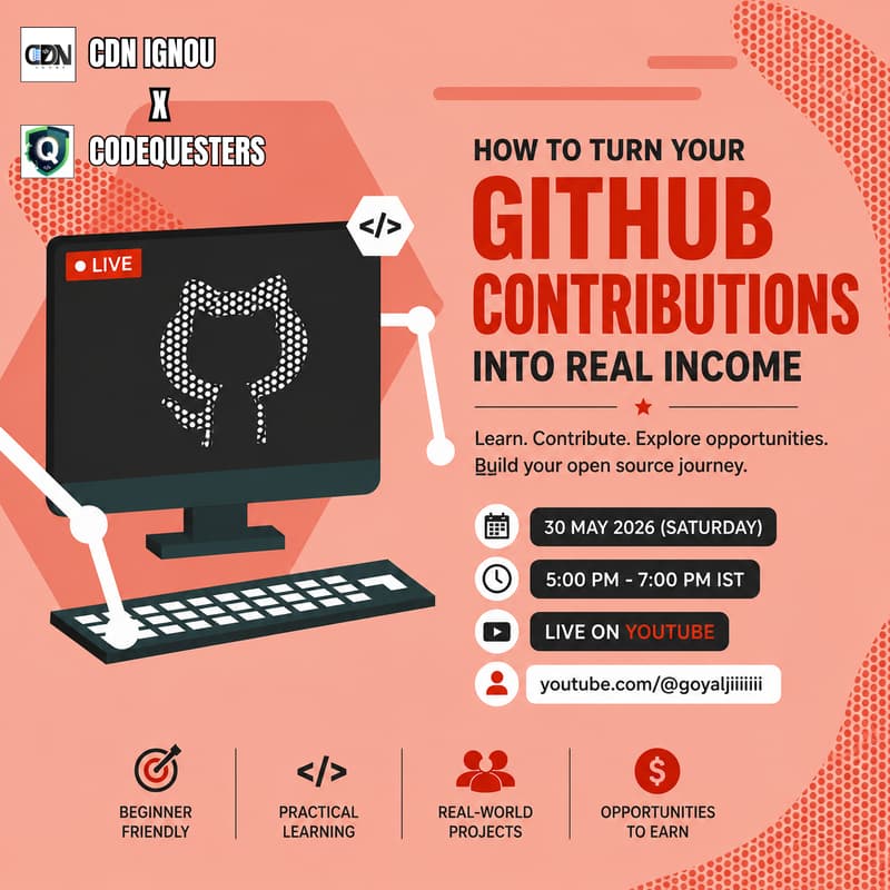 Cover Image for GitHub to Income: Building Real Opportunities Through Open Source.