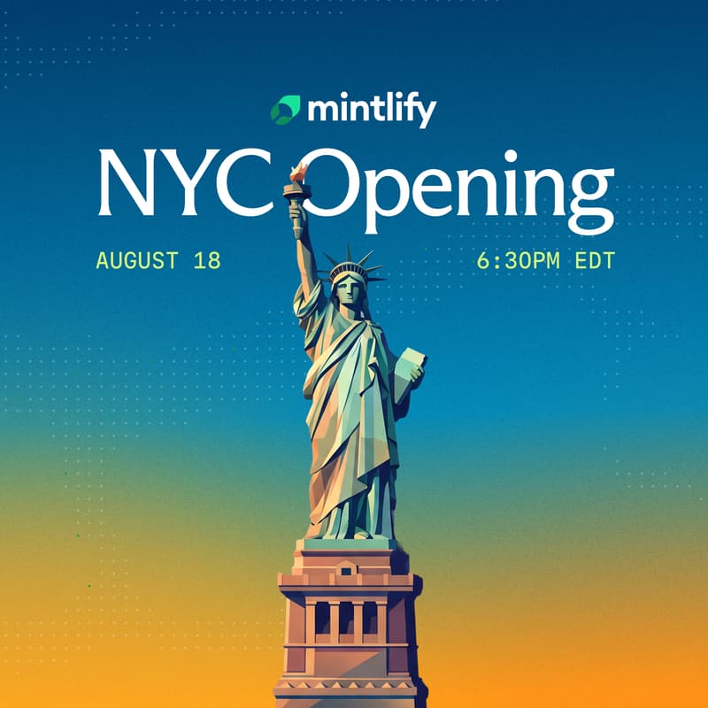 Cover Image for Mintlify NYC Opening Party