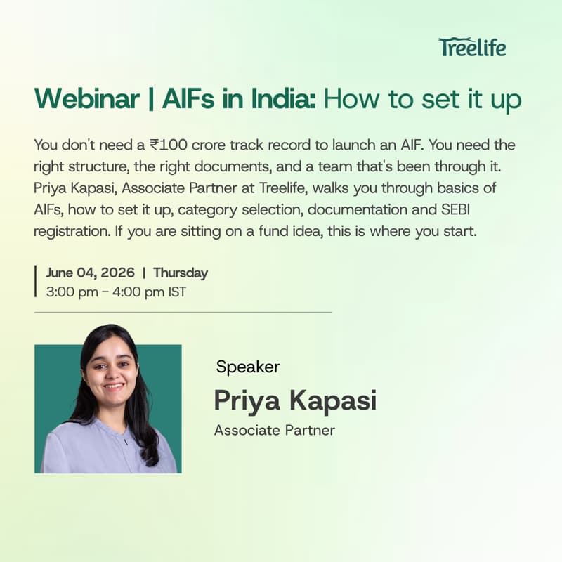 Cover Image for Webinar | AIFs in India: How to set it up