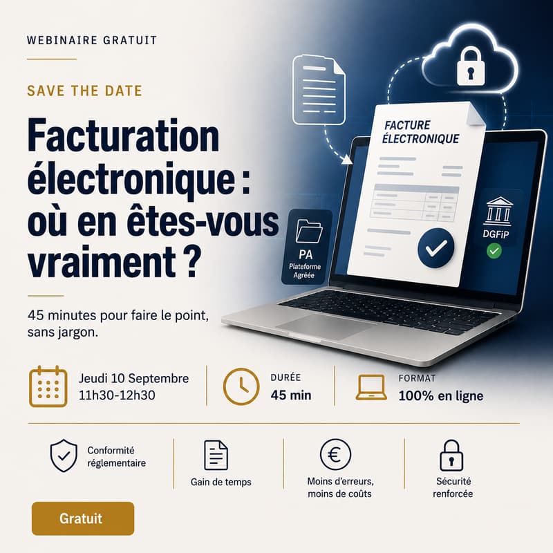 Cover Image for Webinaire : Facturation électronique 2026 - Tout comprendre, sans jargon !