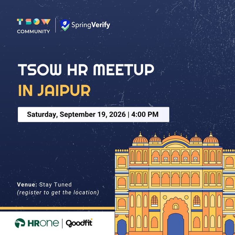 Cover Image for TSOW HR Meetup in Jaipur