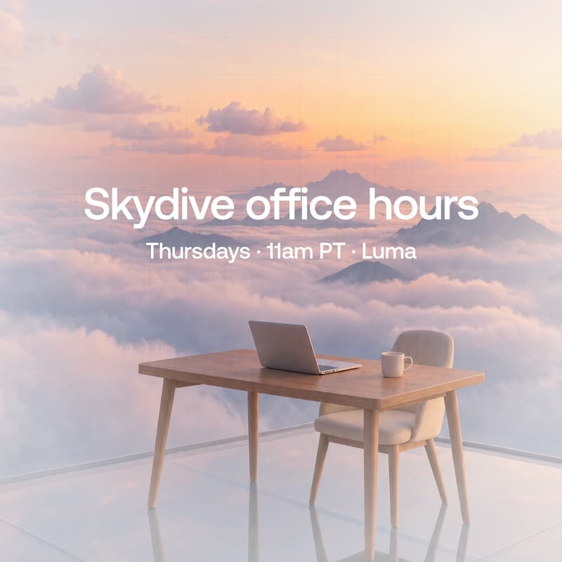 Cover Image for Skydive Office Hours