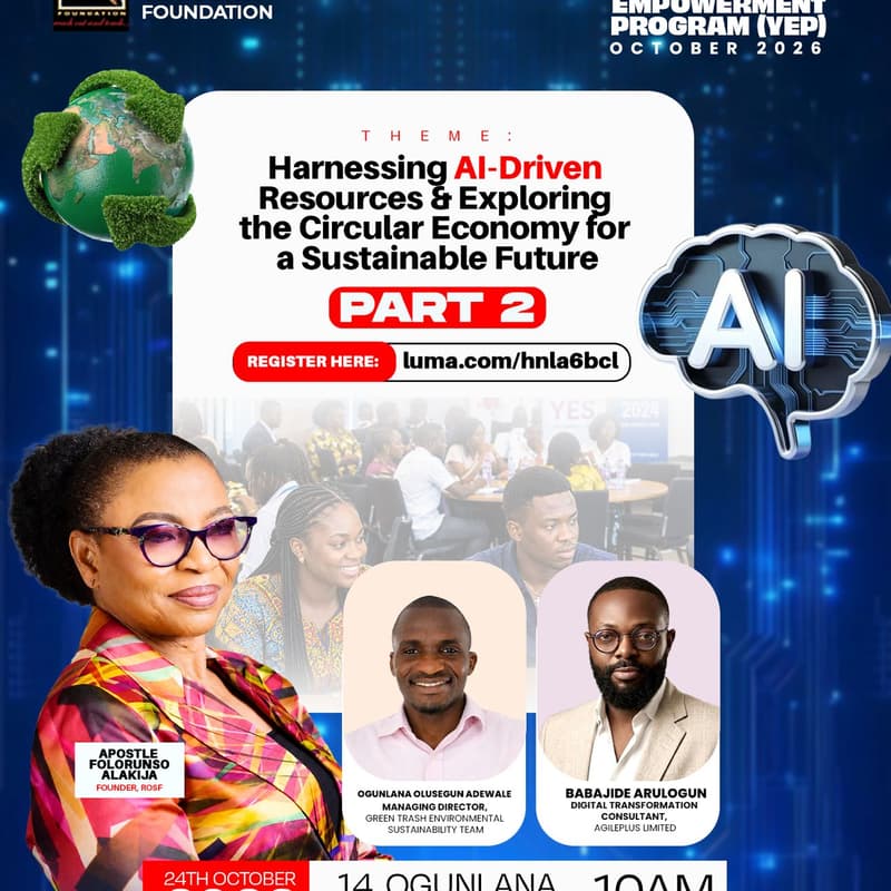 Cover Image for Harnessing AI-Driven Resources & Exploring the Circular Economy for a Sustainable Future-PART 2