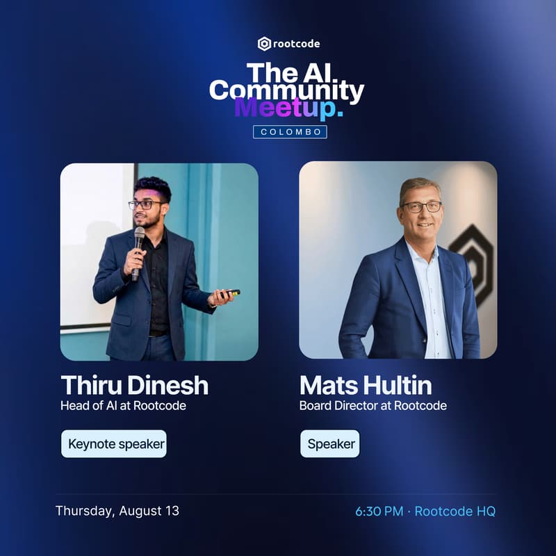 Cover Image for Rootcode AI Community Meetup - Industry Edition