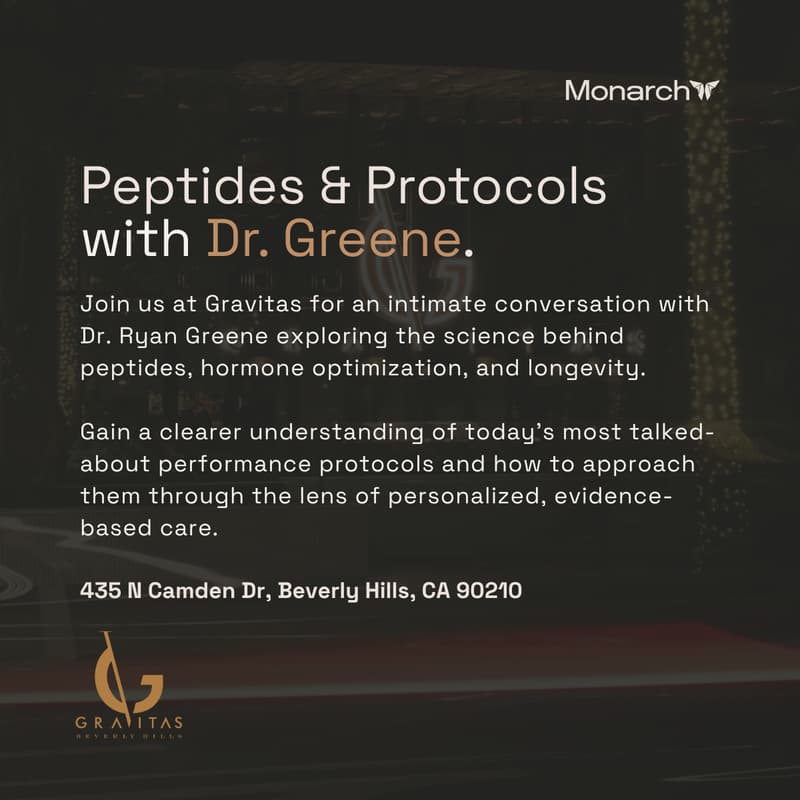Cover Image for Peptides & Protocols: A Fireside Chat with Dr. Greene