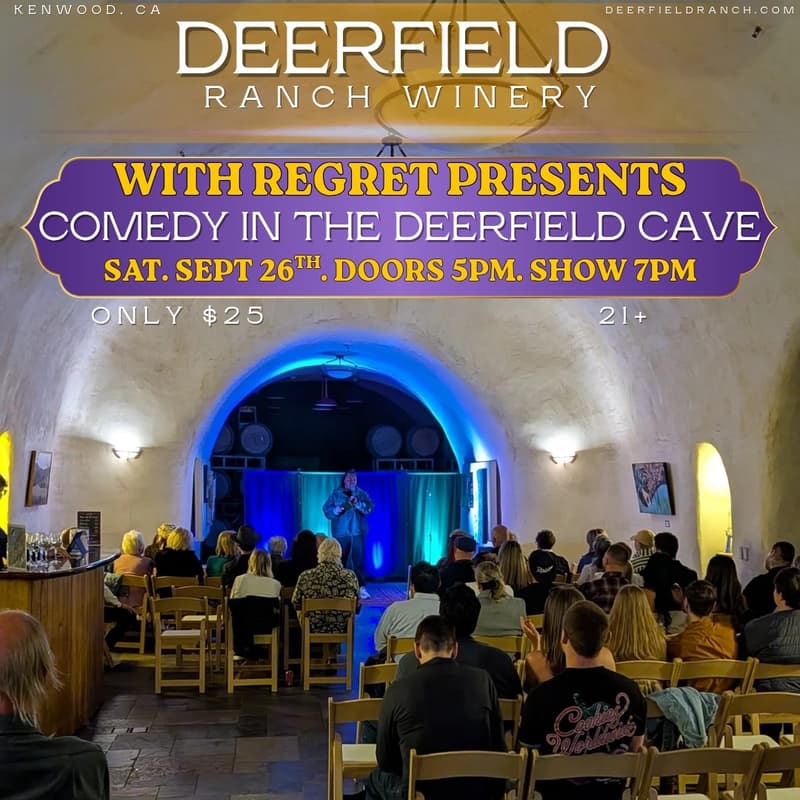 Cover Image for With Regret Presents: Comedy In The Deerfield Cave