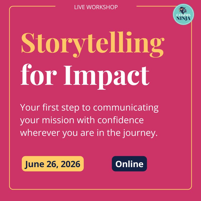 Cover Image for Storytelling for Impact- Workshop