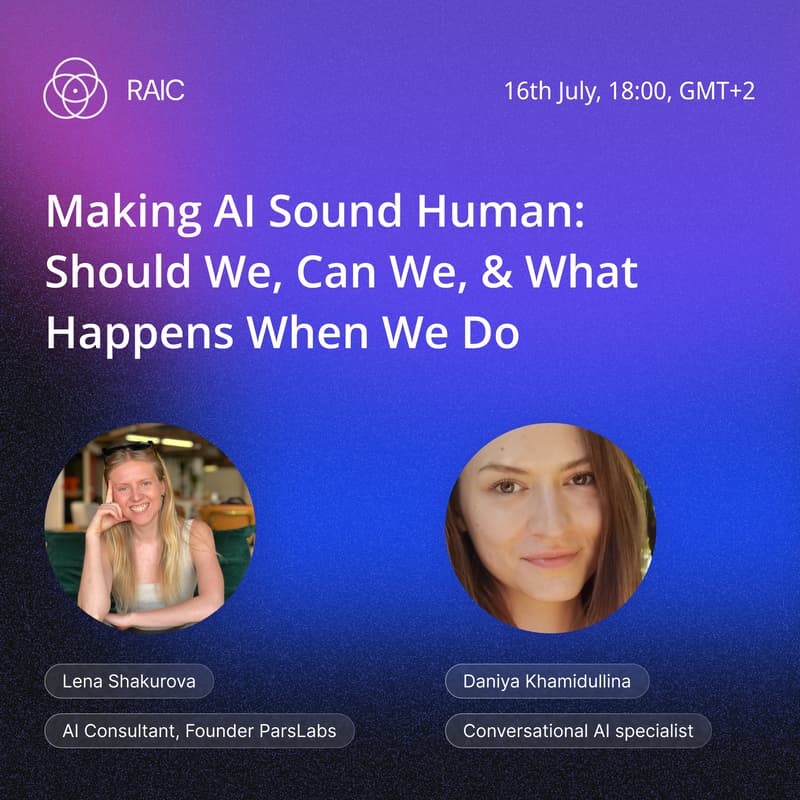 Cover Image for Making AI Sound Human: Should We, Can We, & What Happens When We Do