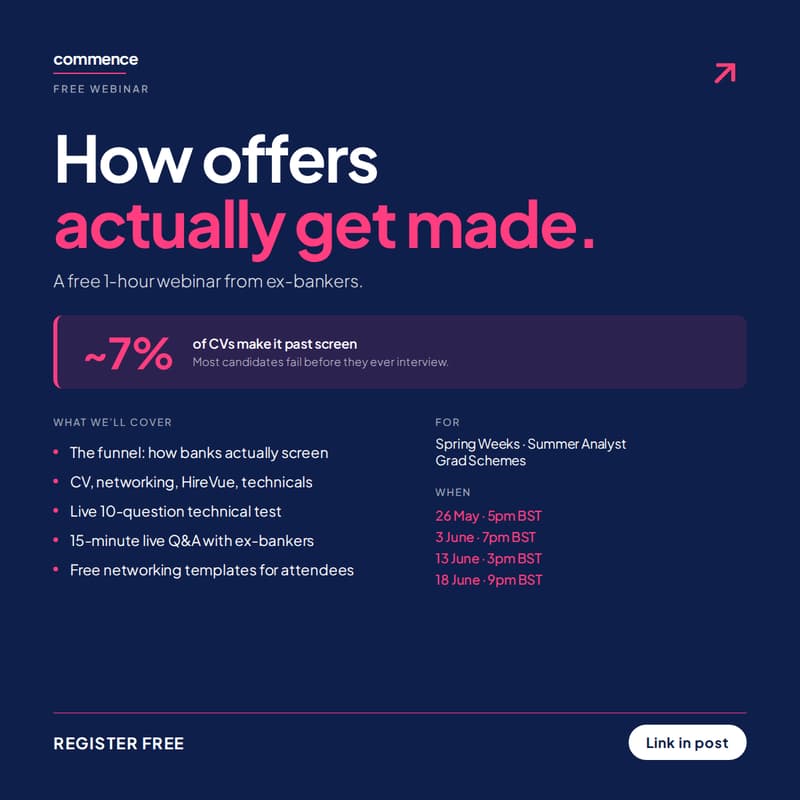 Cover Image for How Offers Actually Get Made – A Commence Webinar