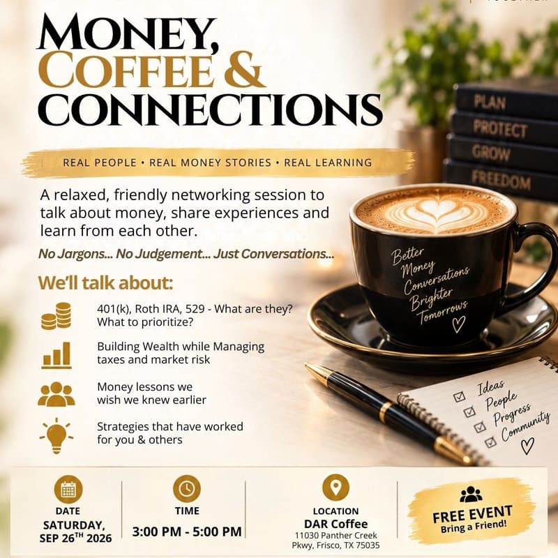 Cover Image for Money, Coffee & Connections!
