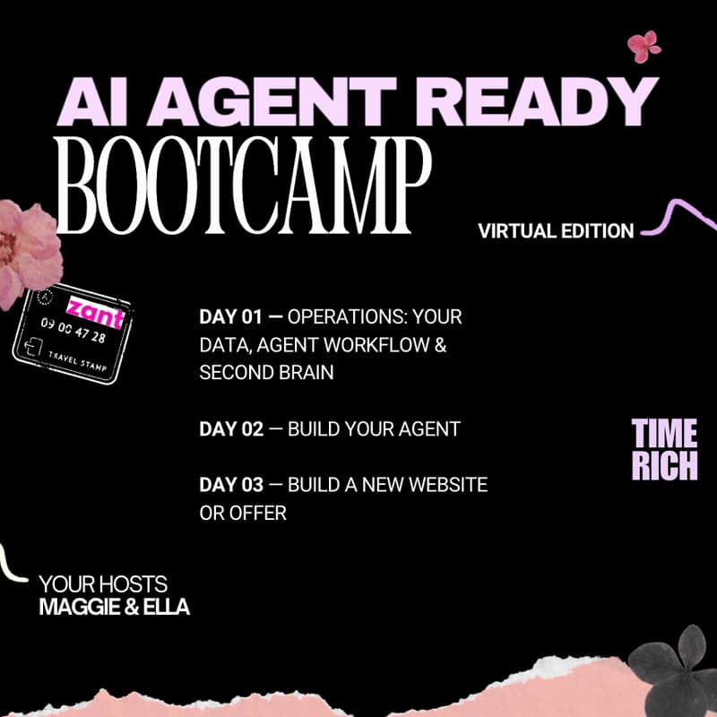 Cover Image for 3-day AI Agent Ready Bootcamp - Online Edition