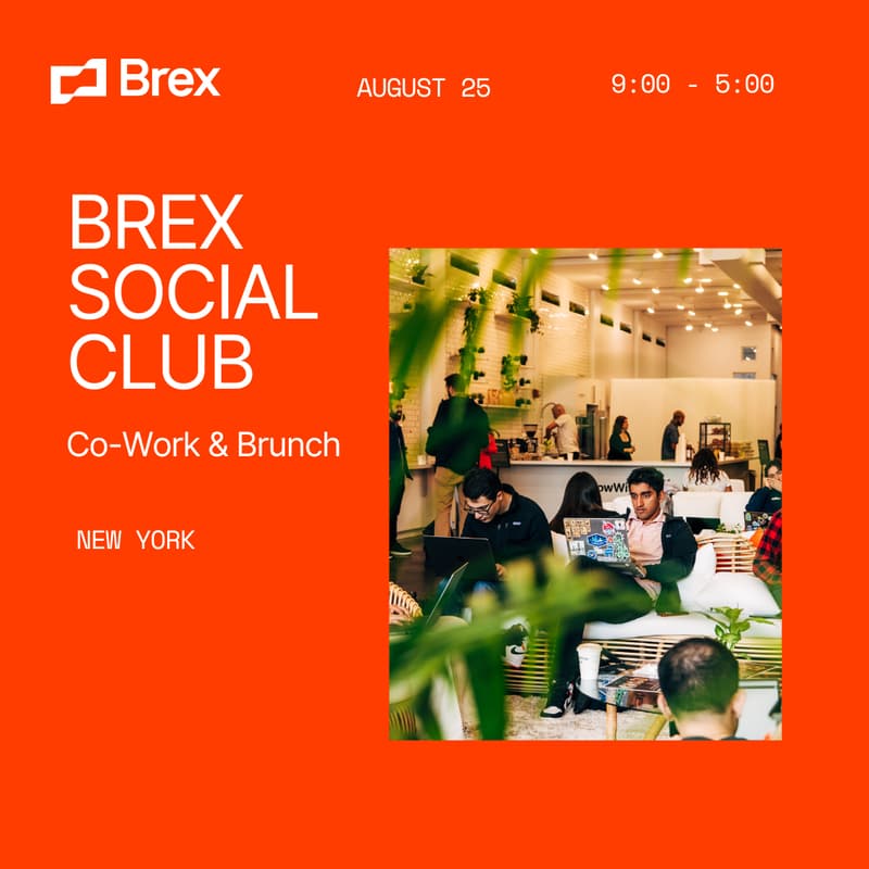 Cover Image for Co-Work and Brunch at Brex NYC HQ