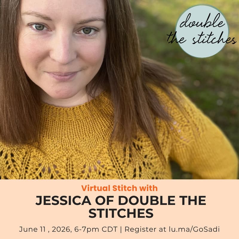 Cover Image for Stitch With Us! - A Stitchmore with GoSadi Virtual Stitch Circle with Jessica of Double the Stitches
