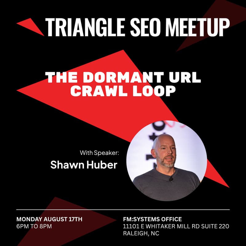 Cover Image for The Dormant URL Crawl Loop: A Programmatic SEO Framework for Scaling Sites with Millions of Pages - Shawn Huber Presenting