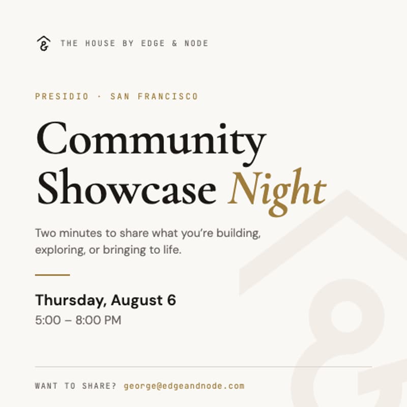 Cover Image for Community Showcase Night