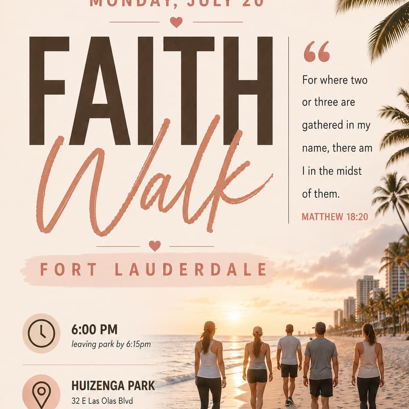 Cover Image for Faith Walk - Fort Lauderdale!