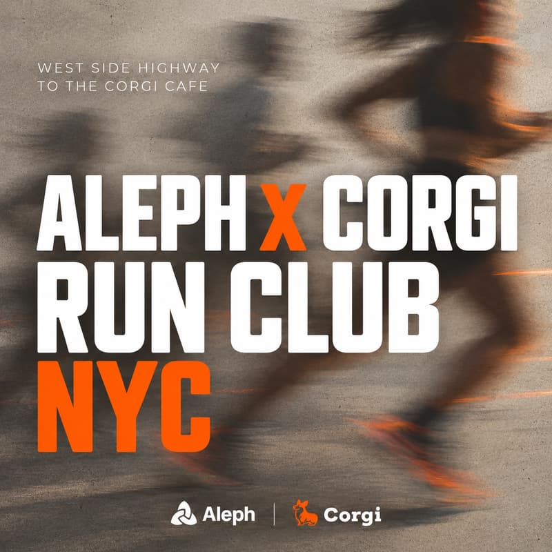 Cover Image for Aleph x Corgi Run Club NYC