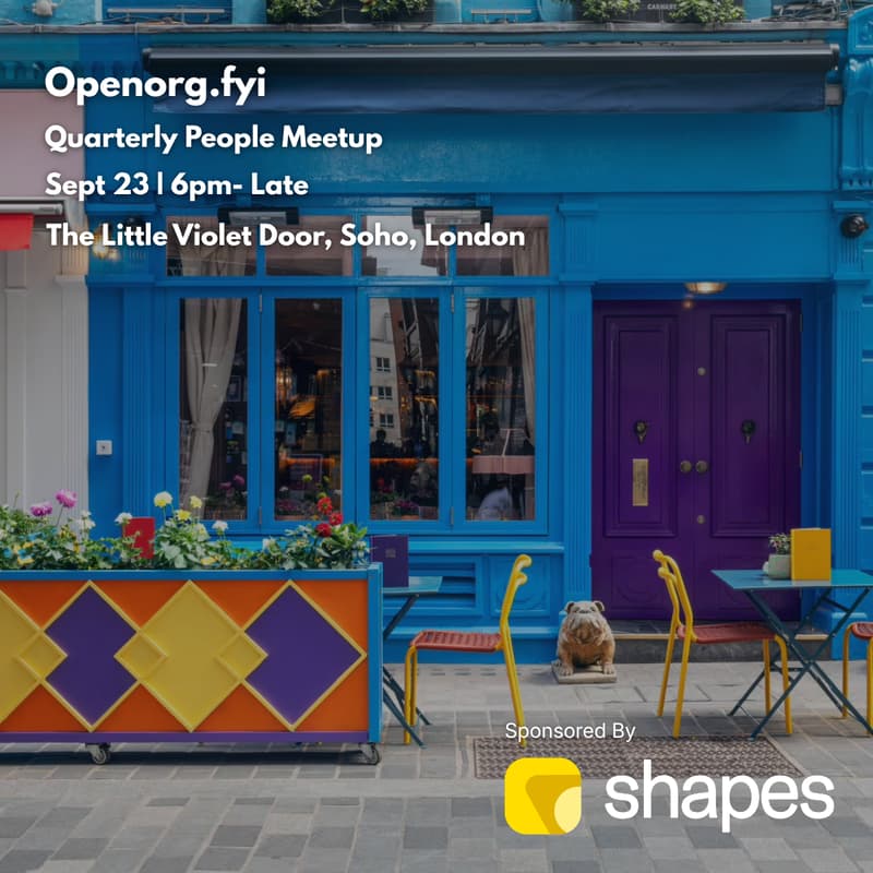 Cover Image for Open Org's Quarterly People Meetup