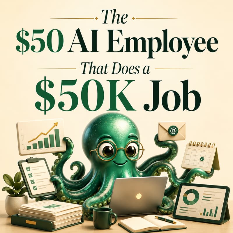 Cover Image for The $50 AI Employee That Does a $50K Job
