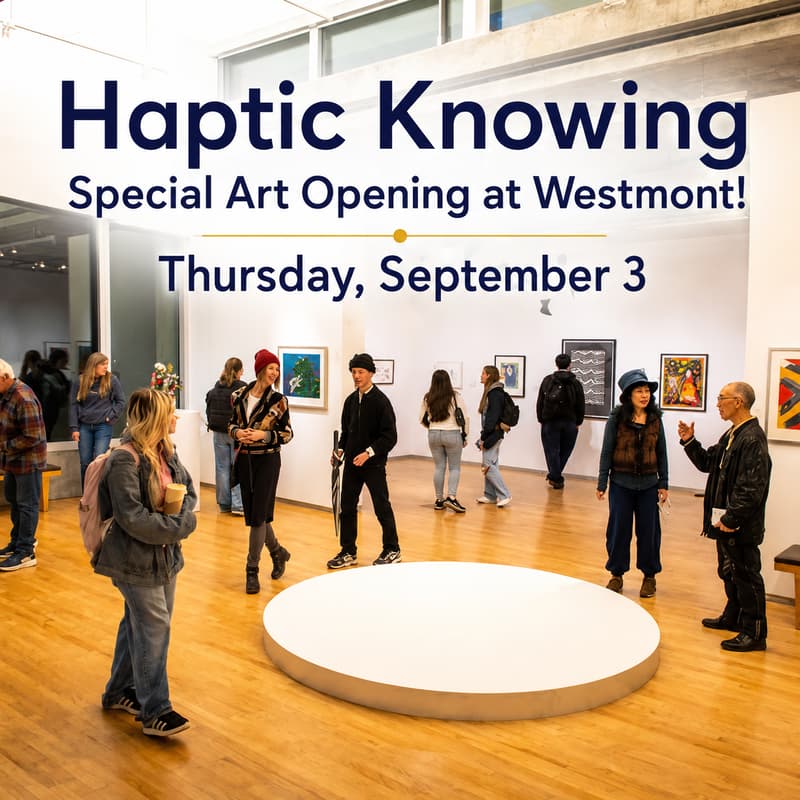 Cover Image for Haptic Knowing – Special Art Opening at Westmont!