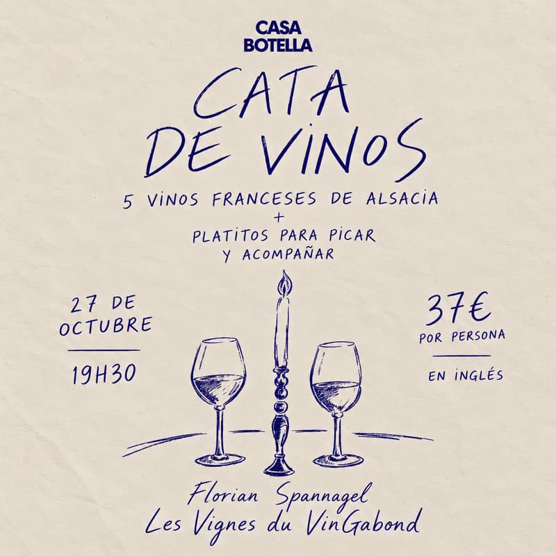Cover Image for Cata de 5 vinos de Alsacia