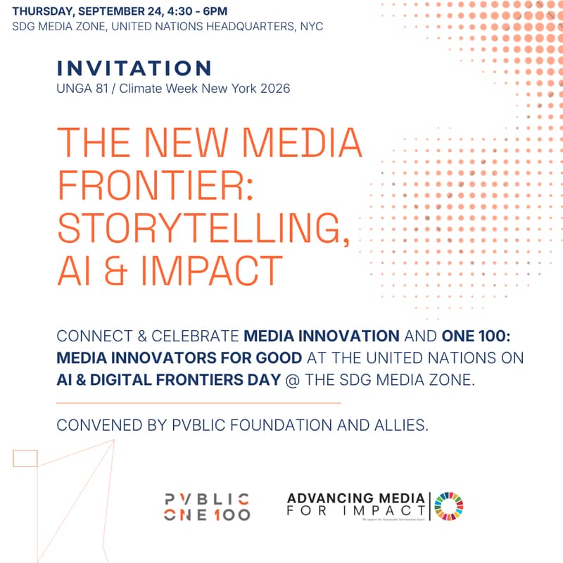 Cover Image for The New Media Frontier: Storytelling, AI & Impact at United Nations Headquarters [UNGA 81]