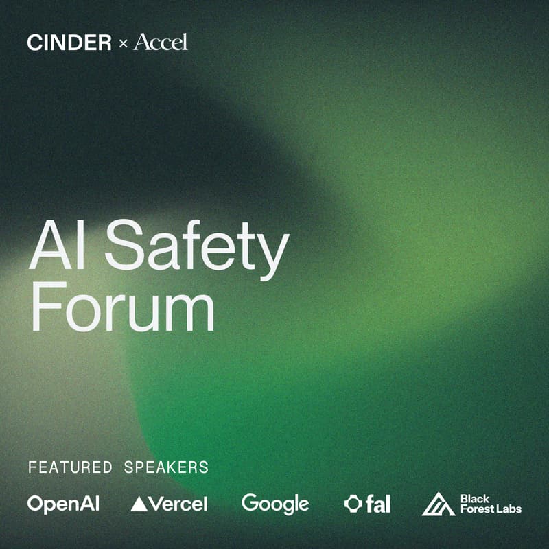 Cover Image for Cinder x Accel AI Safety Forum