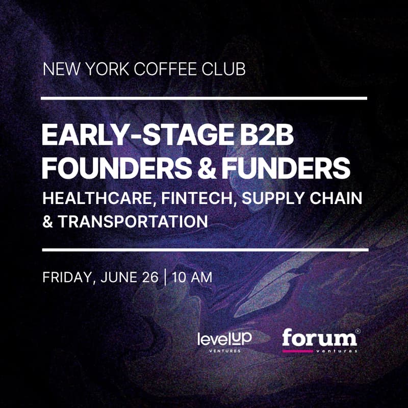 Cover Image for NYC Coffee Club | Early-Stage Founders & Funders in Fintech, Healthcare, Supply Chain & Transportation