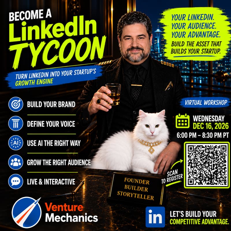 Cover Image for Becoming a LinkedIn Tycoon: Building Your Founder Brand and Your Startup's at the Same Time