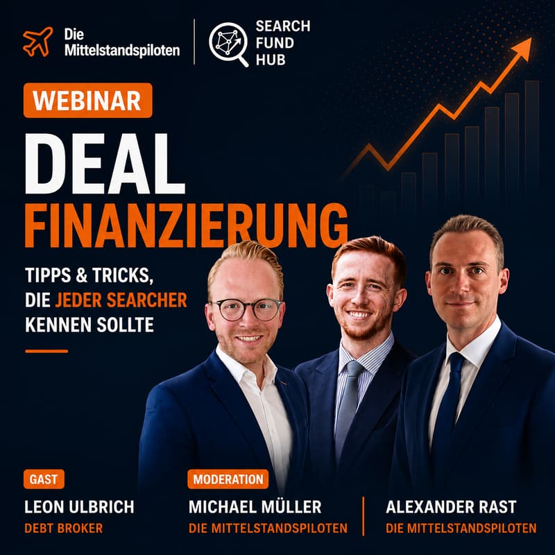 Cover Image for ETA Webinar | Deal-Finanzierung: Tipps und Tricks, die jeder Searcher kennen sollte