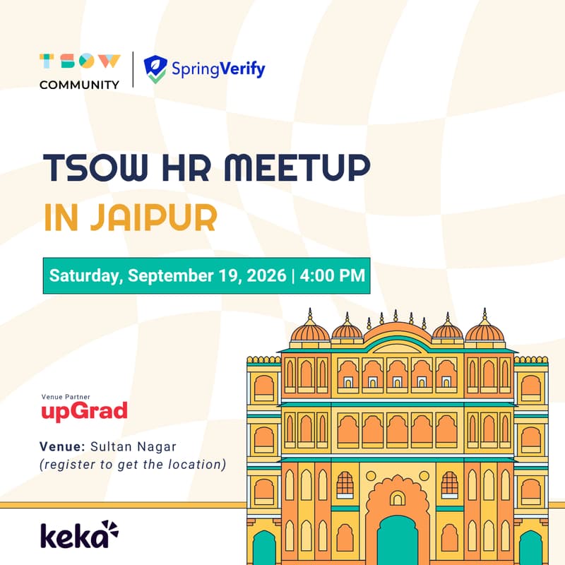 Cover Image for TSOW HR Meetup in Jaipur