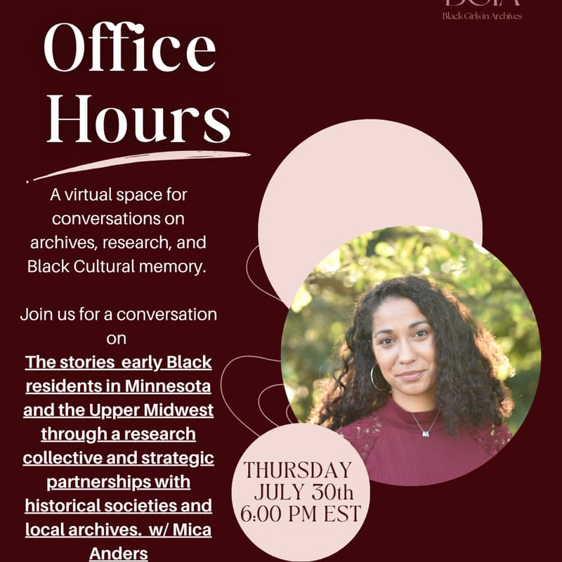 Cover Image for BGIA Office Hours: Mica L. Anders