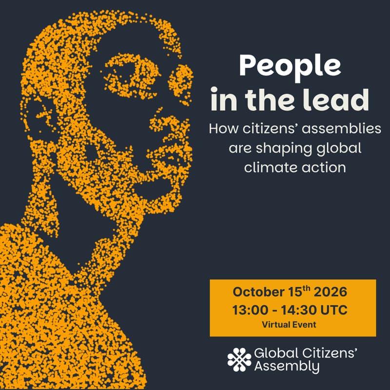 Cover Image for People in the lead: How citizens' assemblies are shaping global climate action