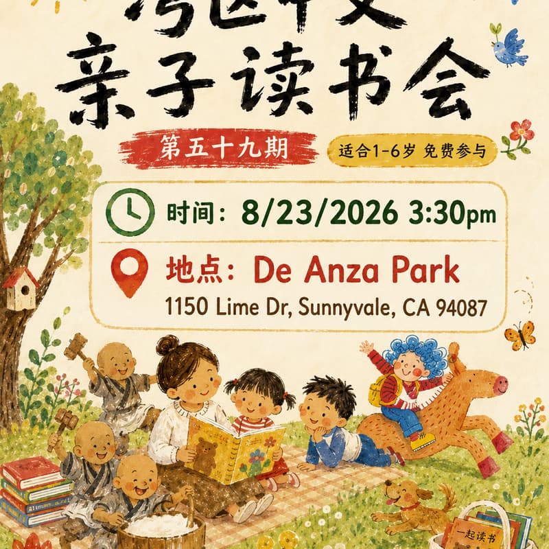 Cover Image for 湾区中文亲子读书会 · 第五十九期