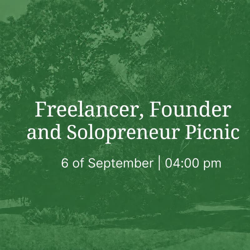Cover Image for Freelancers, Founders and Solopreneurs Picnic