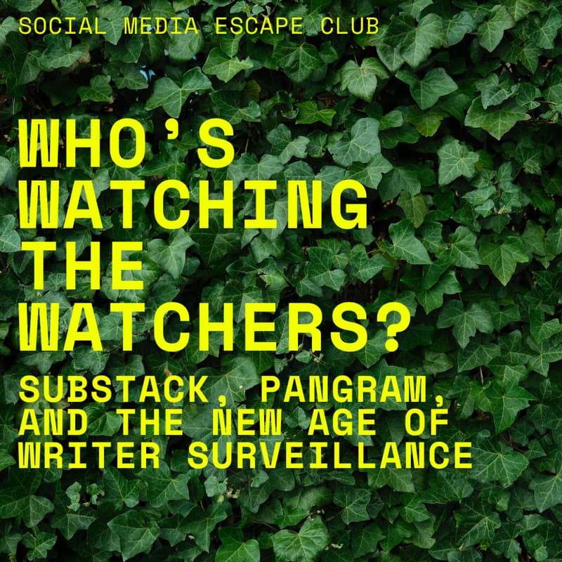 Cover Image for WHO’S WATCHING THE WATCHERS?