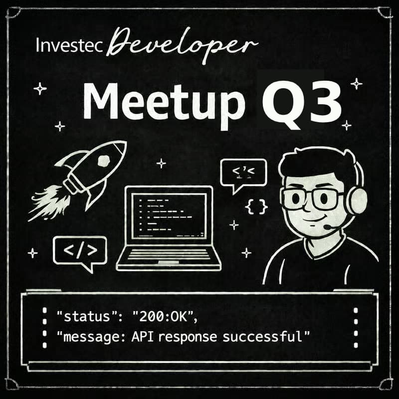 Cover Image for Investec Developer Meetup | Wed 23 Sep 2026