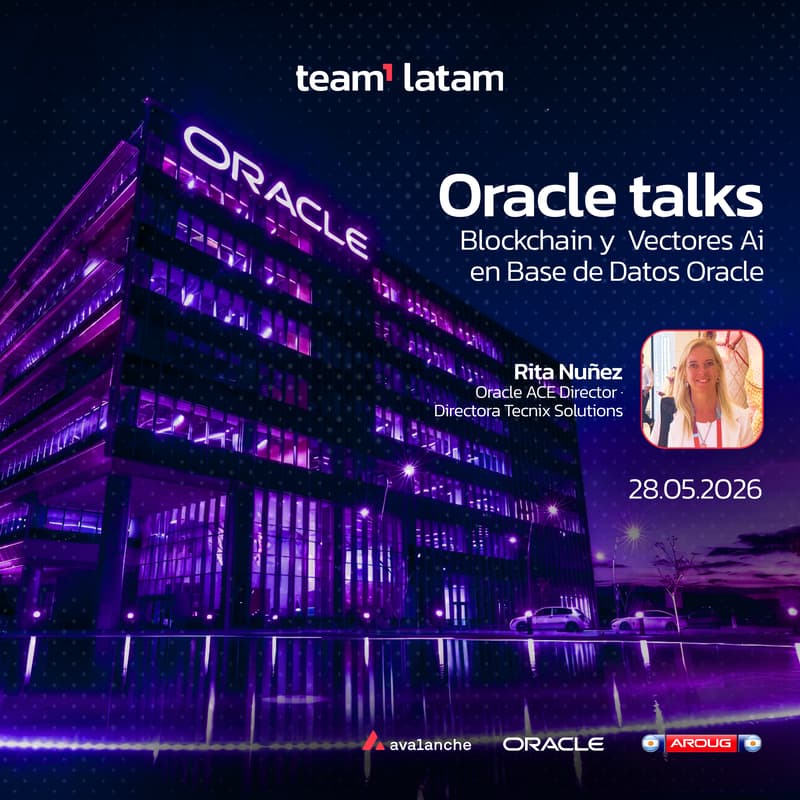 Cover Image for Blockchain y Vectores AI🔺en Base de Datos Oracle